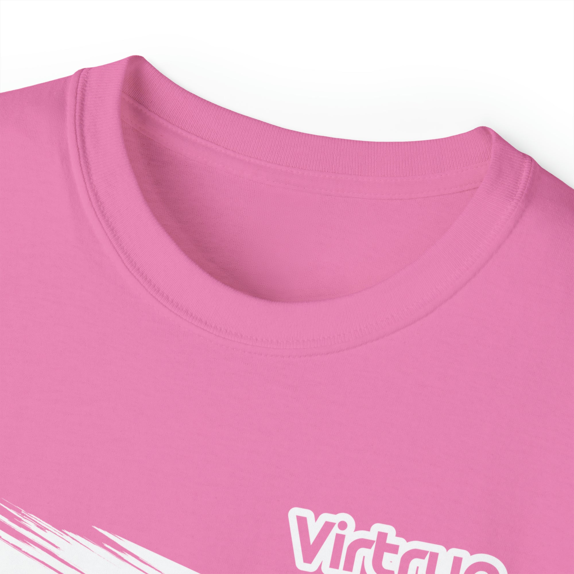 Virtrue Breast Cancer Awareness Shirt neck.