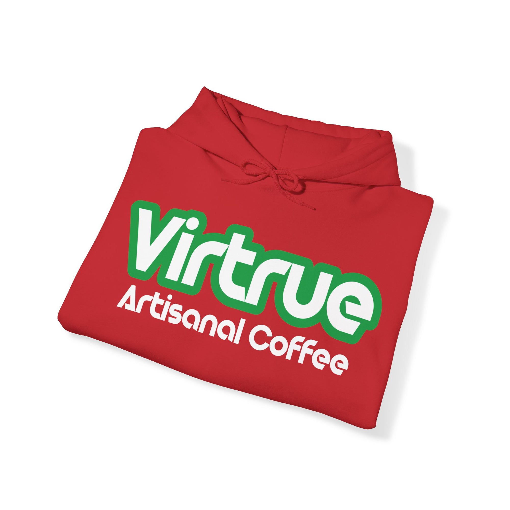 Virtrue coffee sweatshirt folded