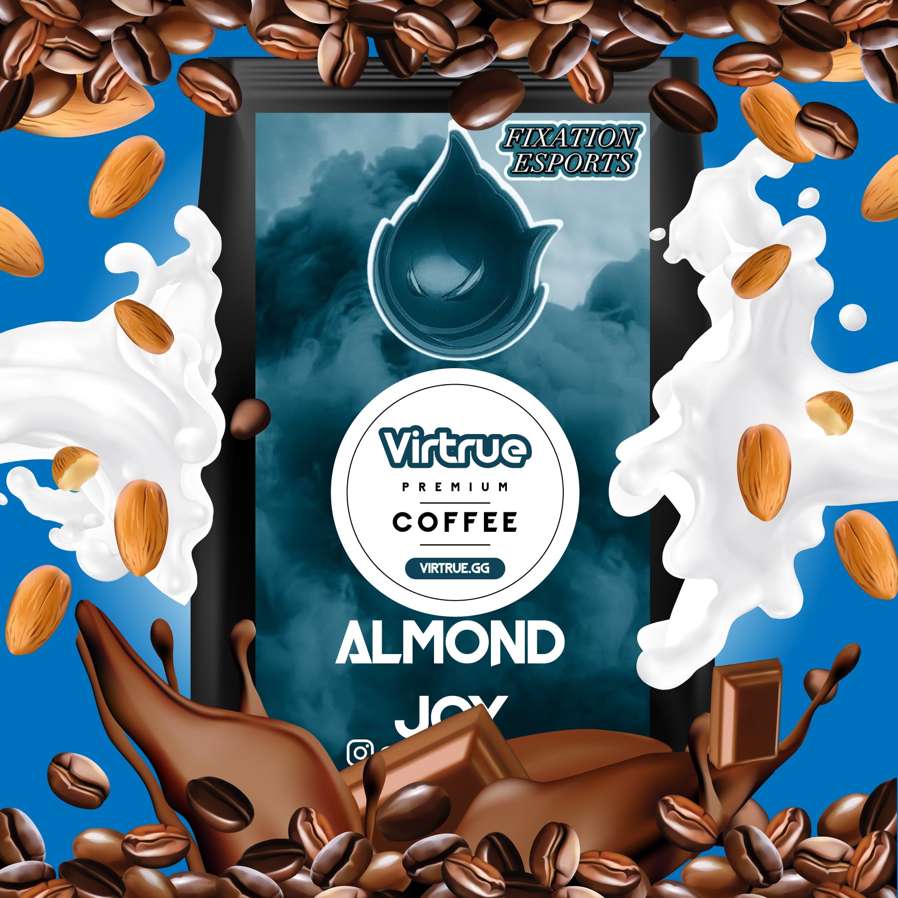 Fixation Esports Flavored Coffee 16oz