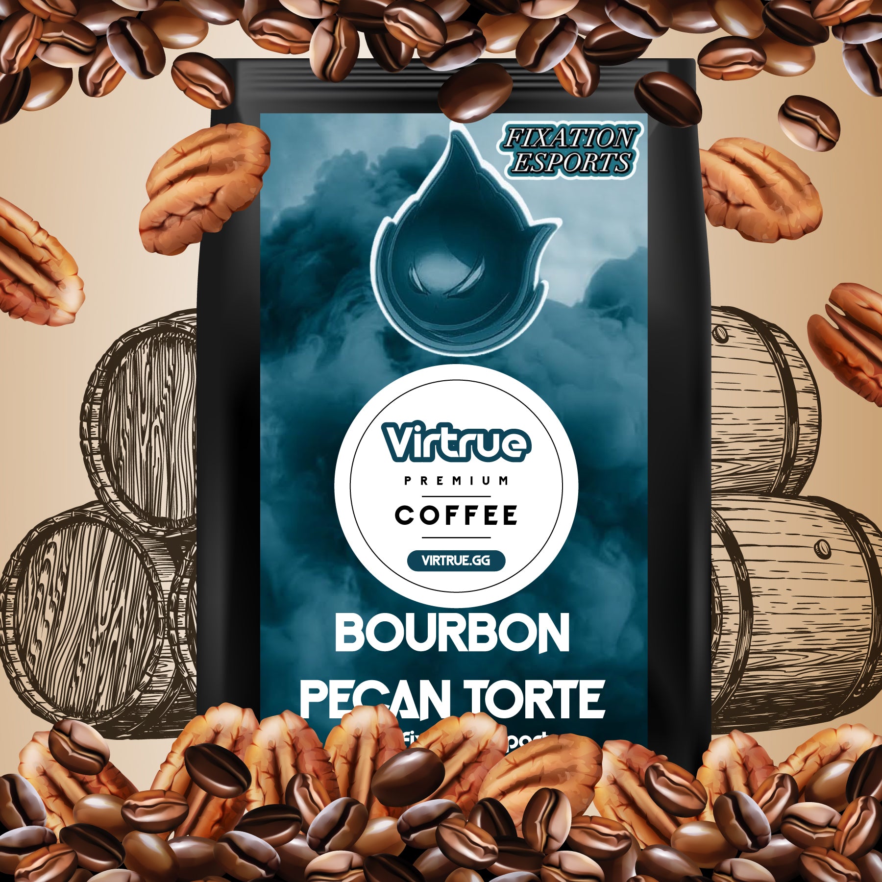 Fixation Esports Flavored Coffee 16oz