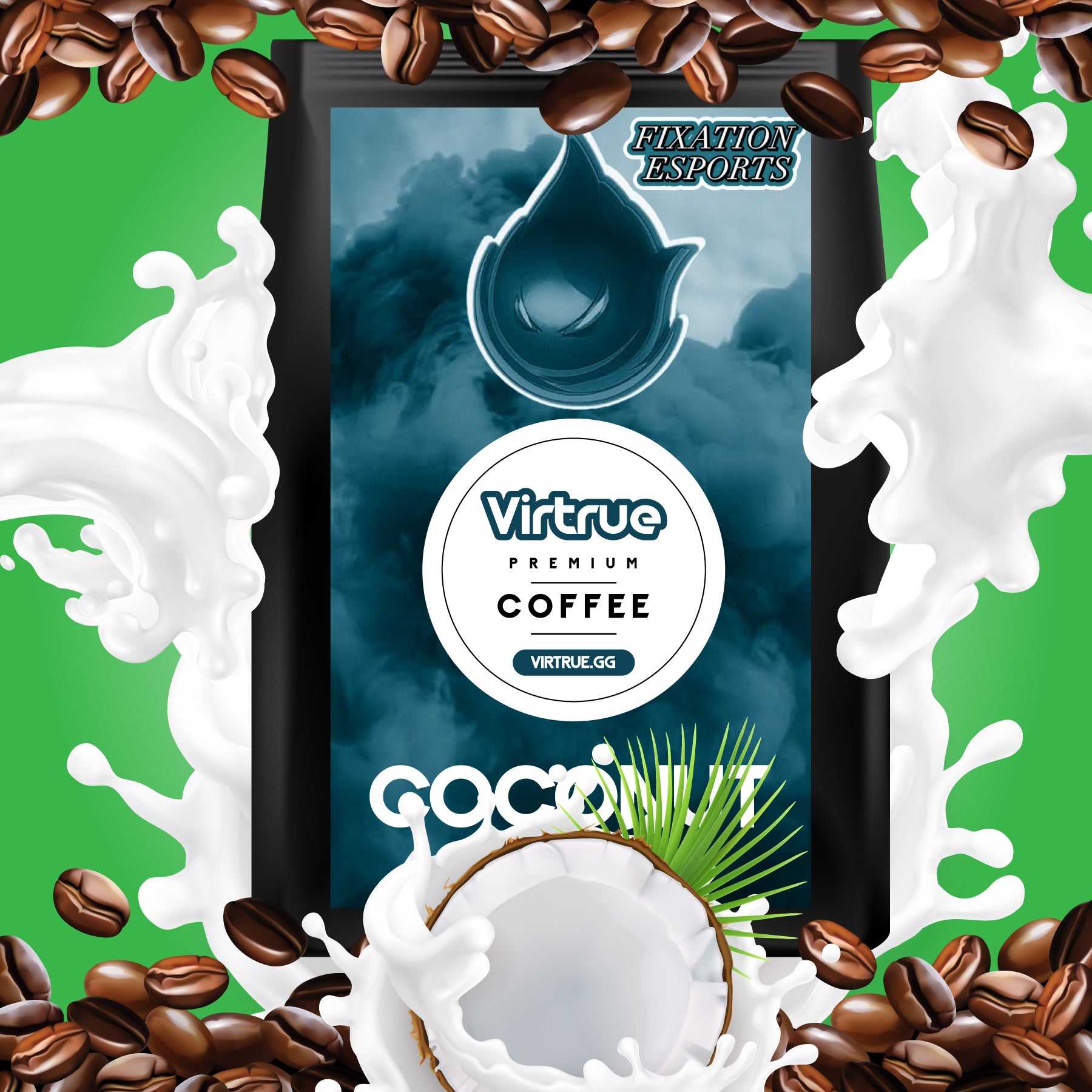 Fixation Esports Flavored Coffee 16oz