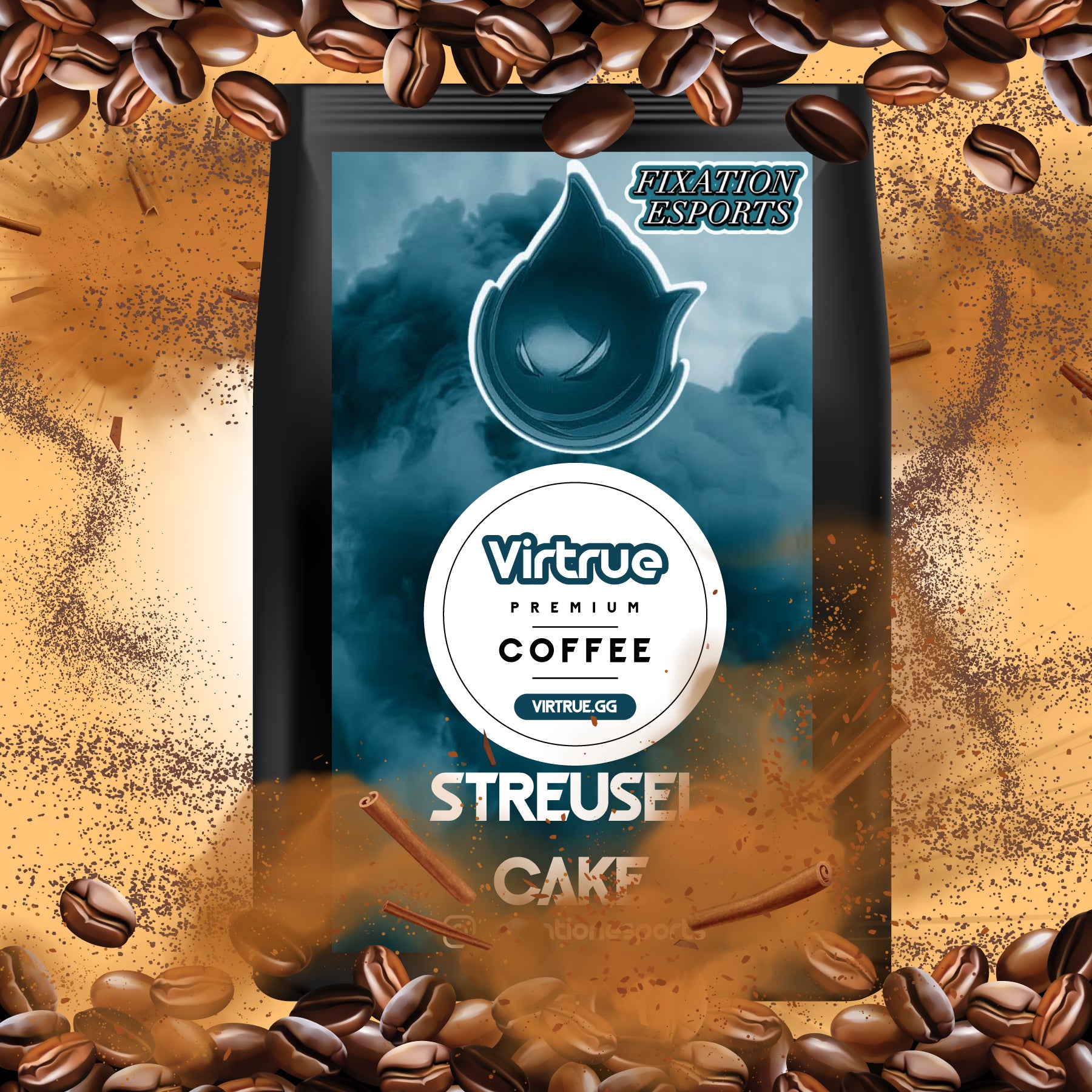 Fixation Esports Flavored Coffee 16oz
