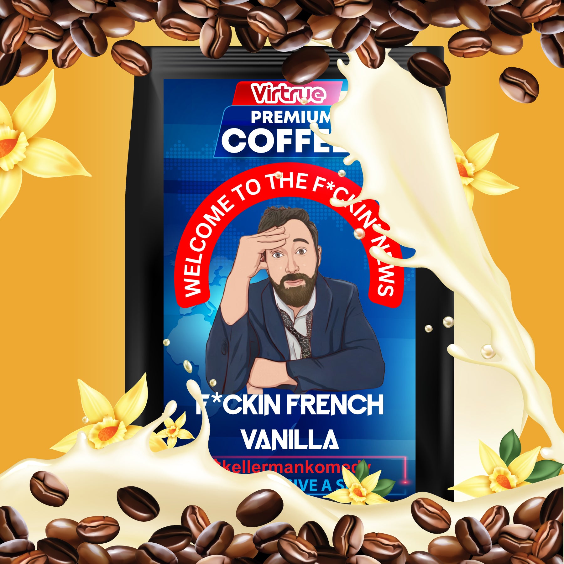 Kellerman Flavored Coffee 16oz - Inspired by The F*ckin' News