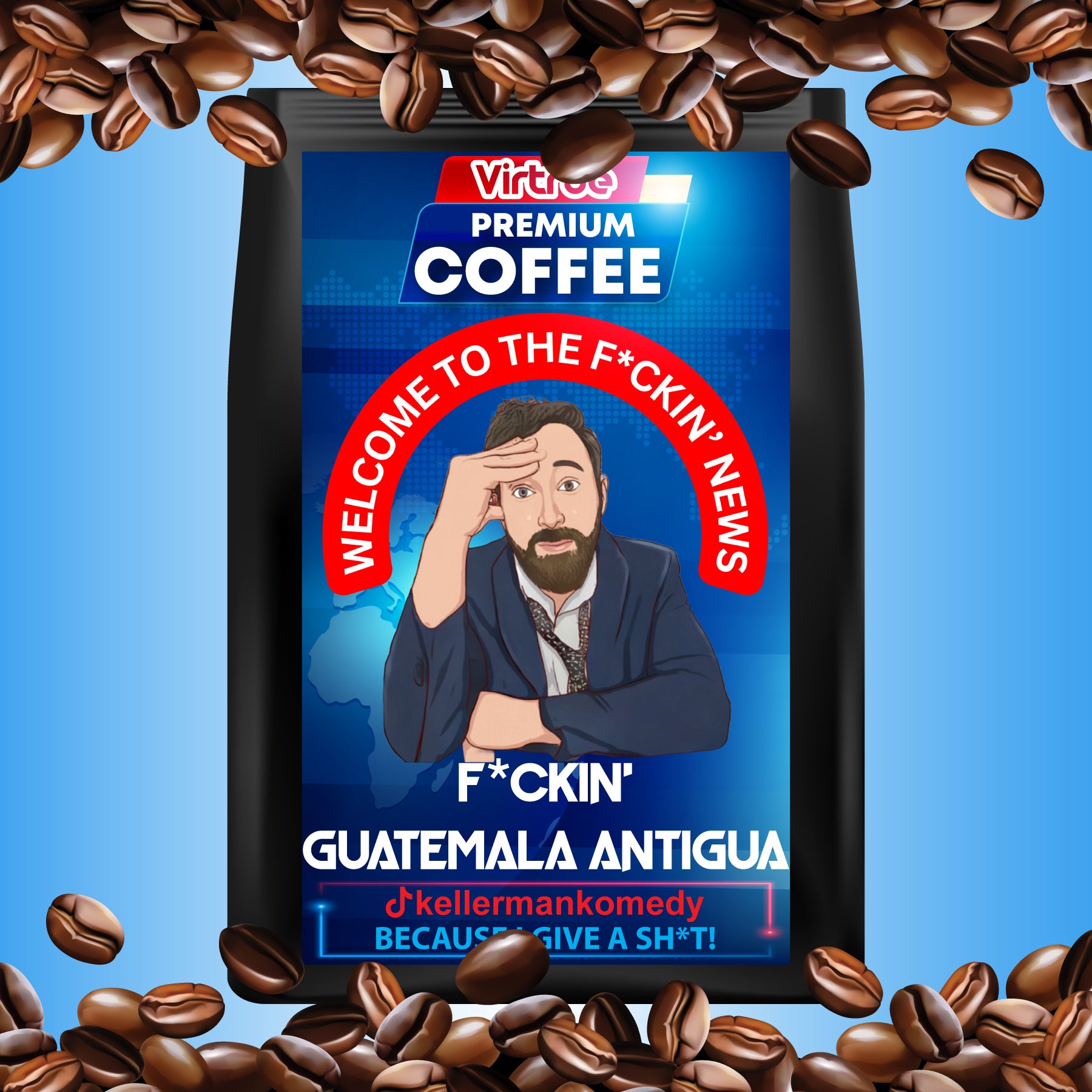 Kellerman Light Roast Coffee 16oz - Inspired by The F*ckin' News