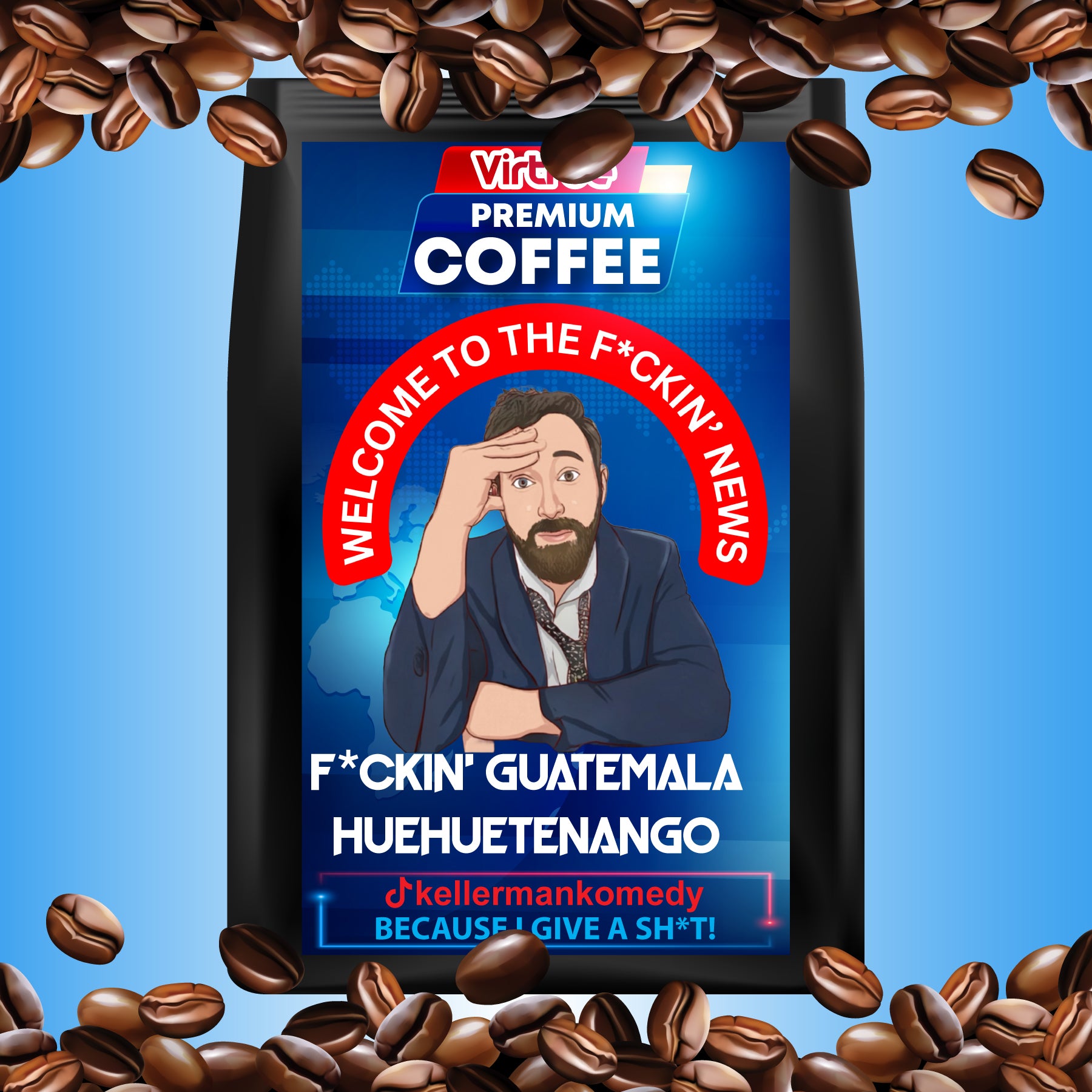 Kellerman Light Roast Coffee 16oz - Inspired by The F*ckin' News