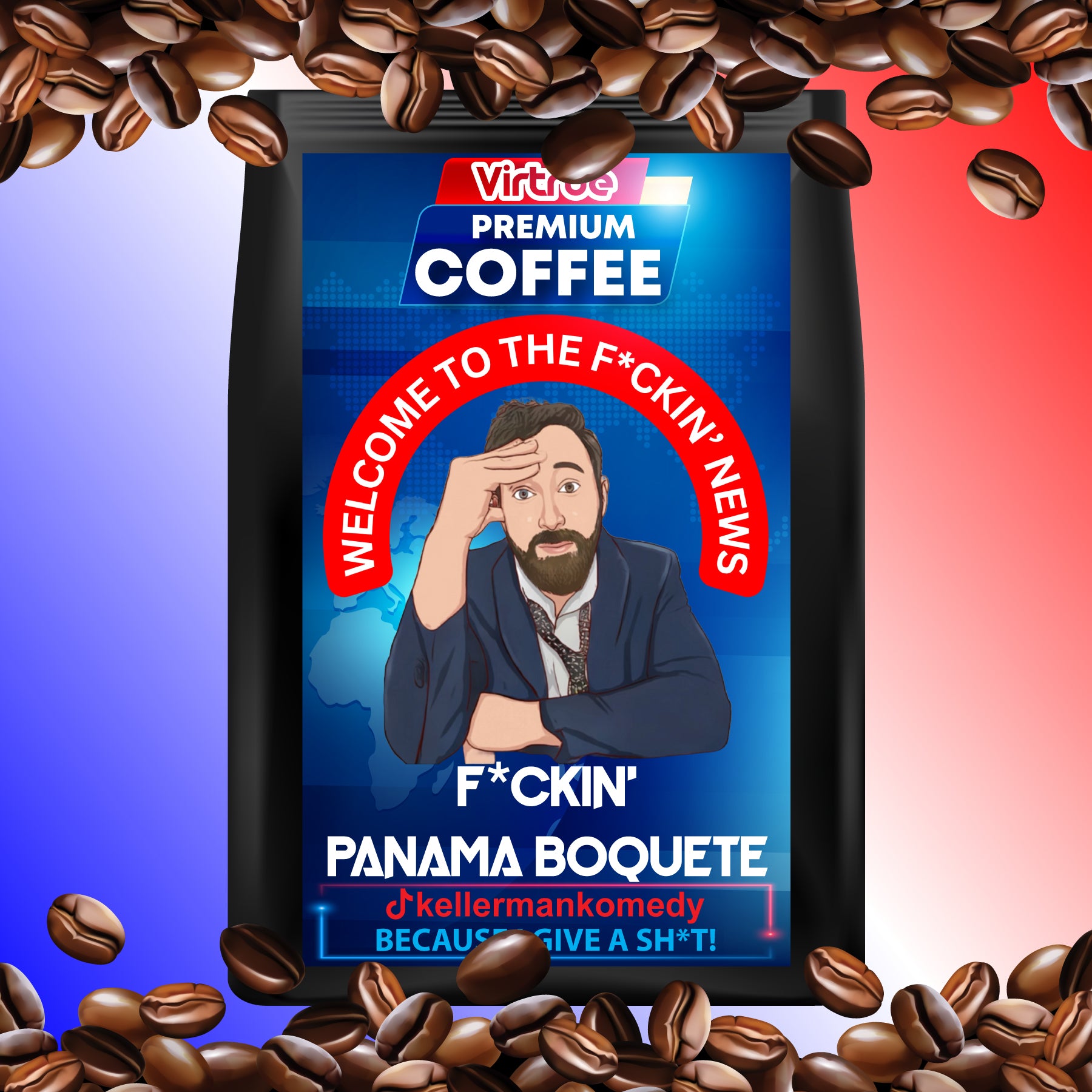 Kellerman Light Roast Coffee 16oz - Inspired by The F*ckin' News