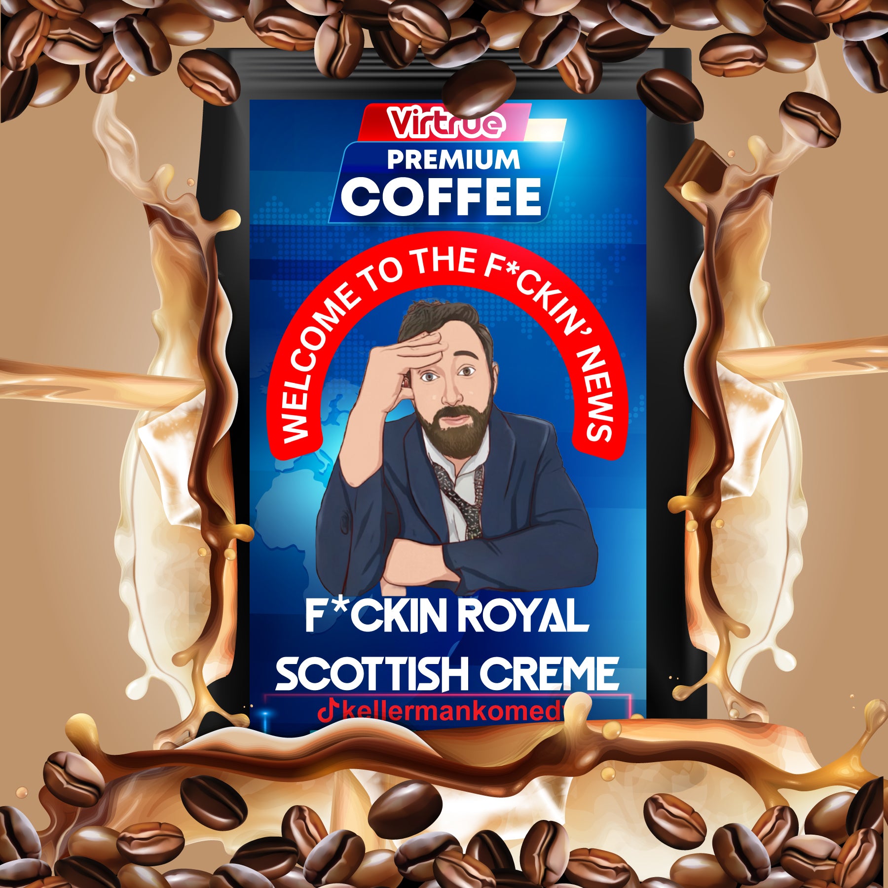 Kellerman Flavored Coffee 16oz - Inspired by The F*ckin' News