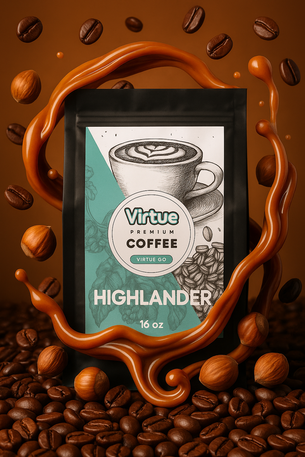 Virtrue Highlander Decaf Coffee Bag