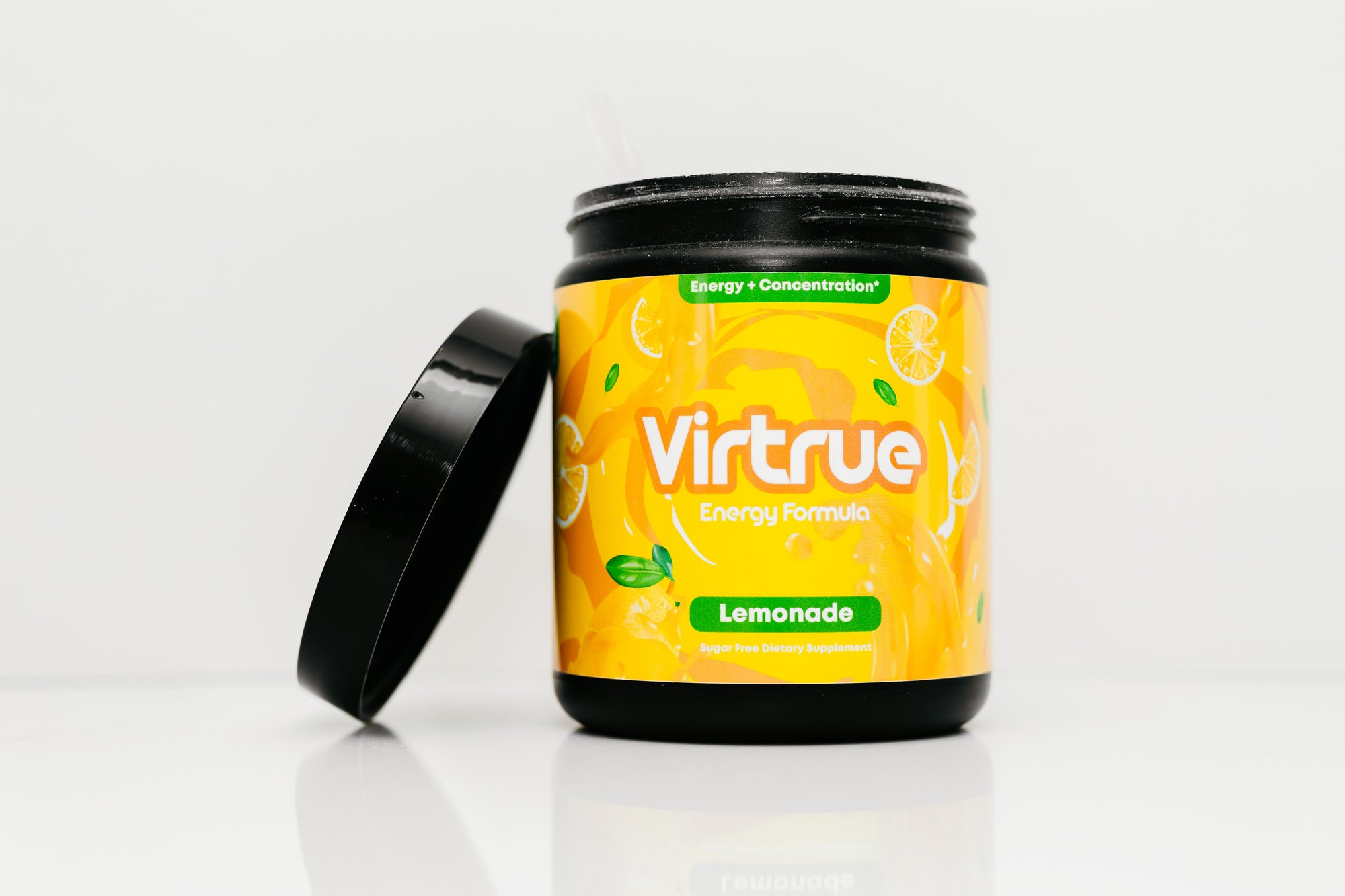Virtrue Lemonade Pre Workout Tub Opened