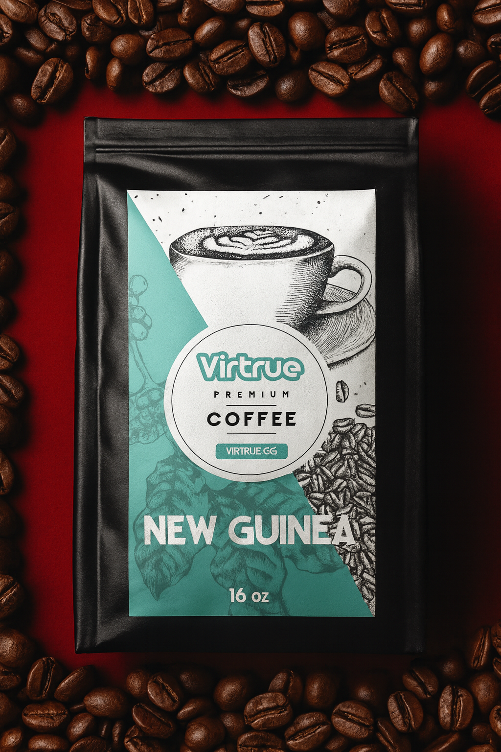 Virtrue New Guinea Organic Coffee Bag
