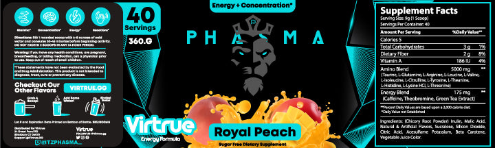 Royal Peach Energy Formula - Inspired by Phasma