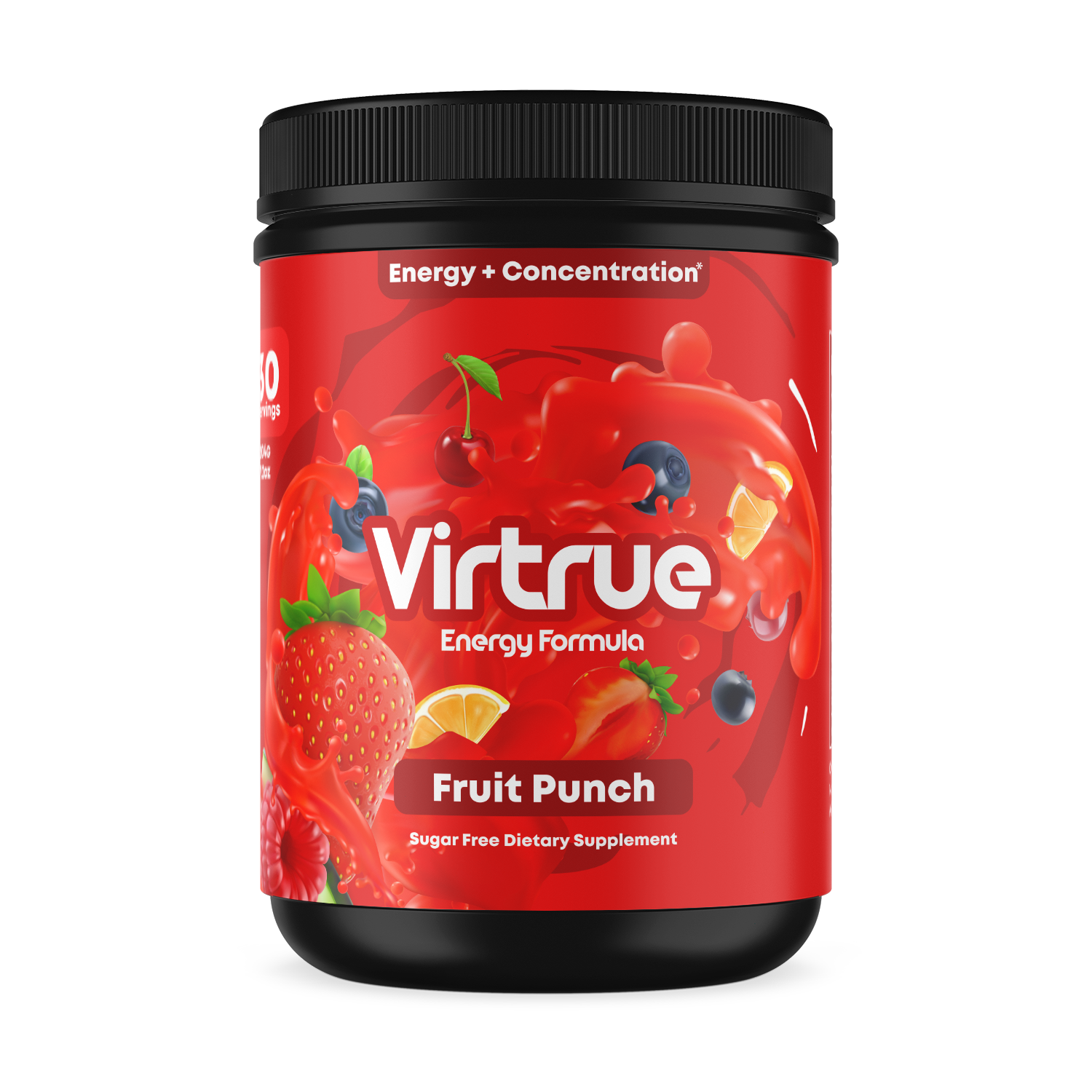 Virtrue Fruit Punch Pre Workout Tub