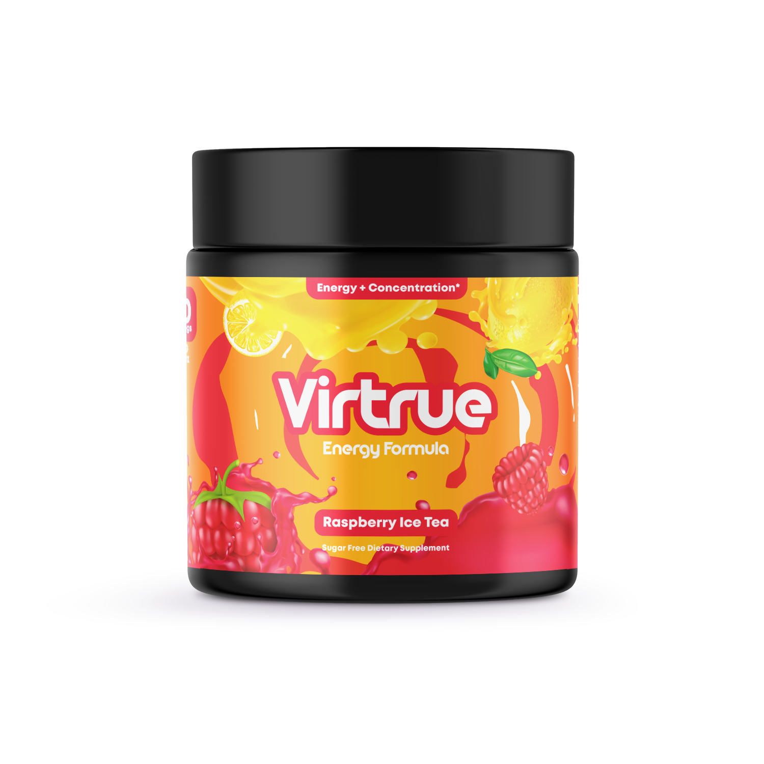 Virtrue Raspberry Iced Tea Pre Workout Tub