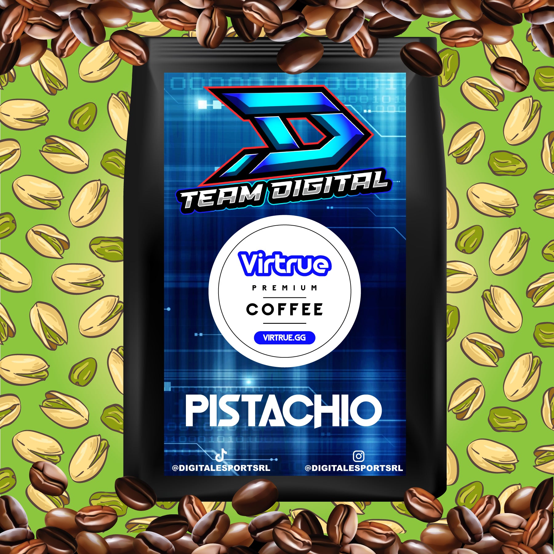 Team Digital Flavored Coffee 16oz
