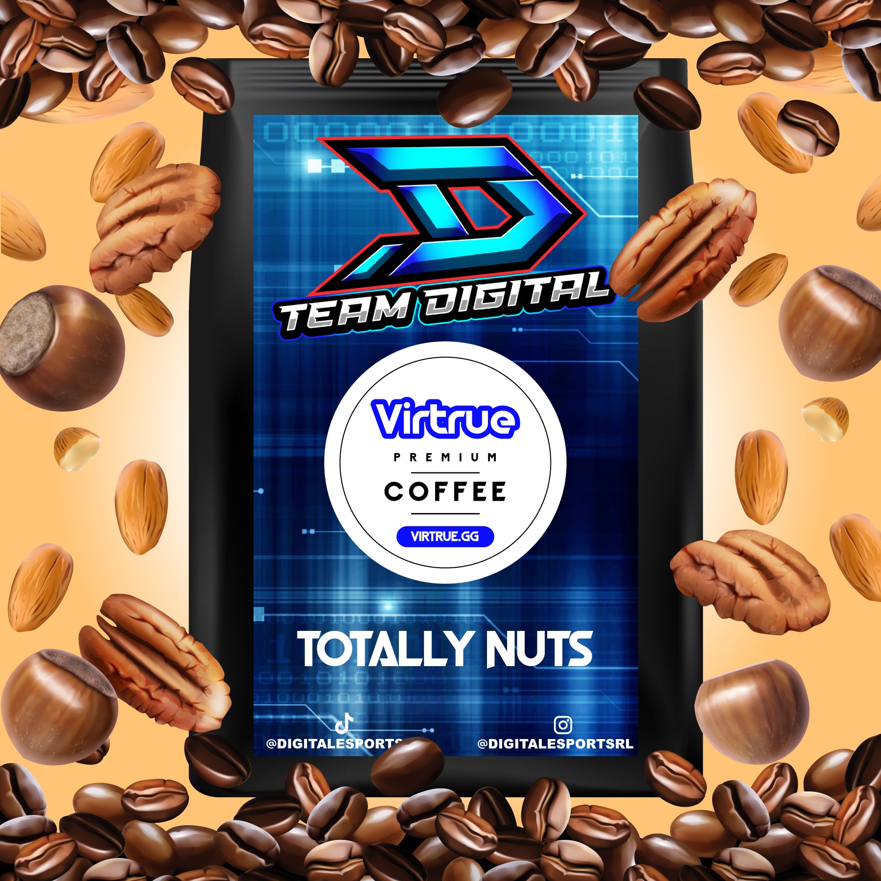 Team Digital Flavored Coffee 16oz