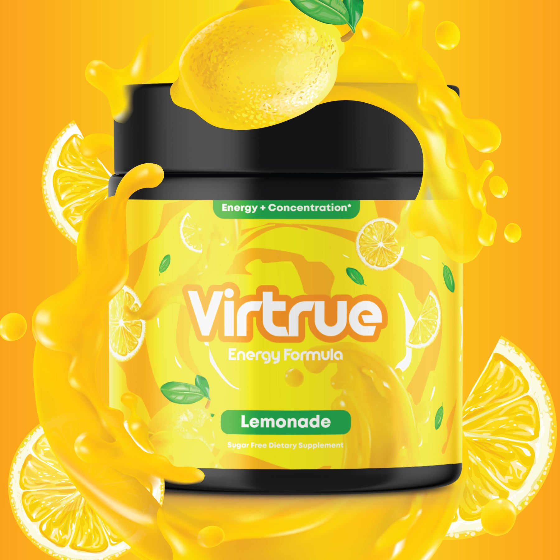 Virtrue Lemonade Pre Workout Tub