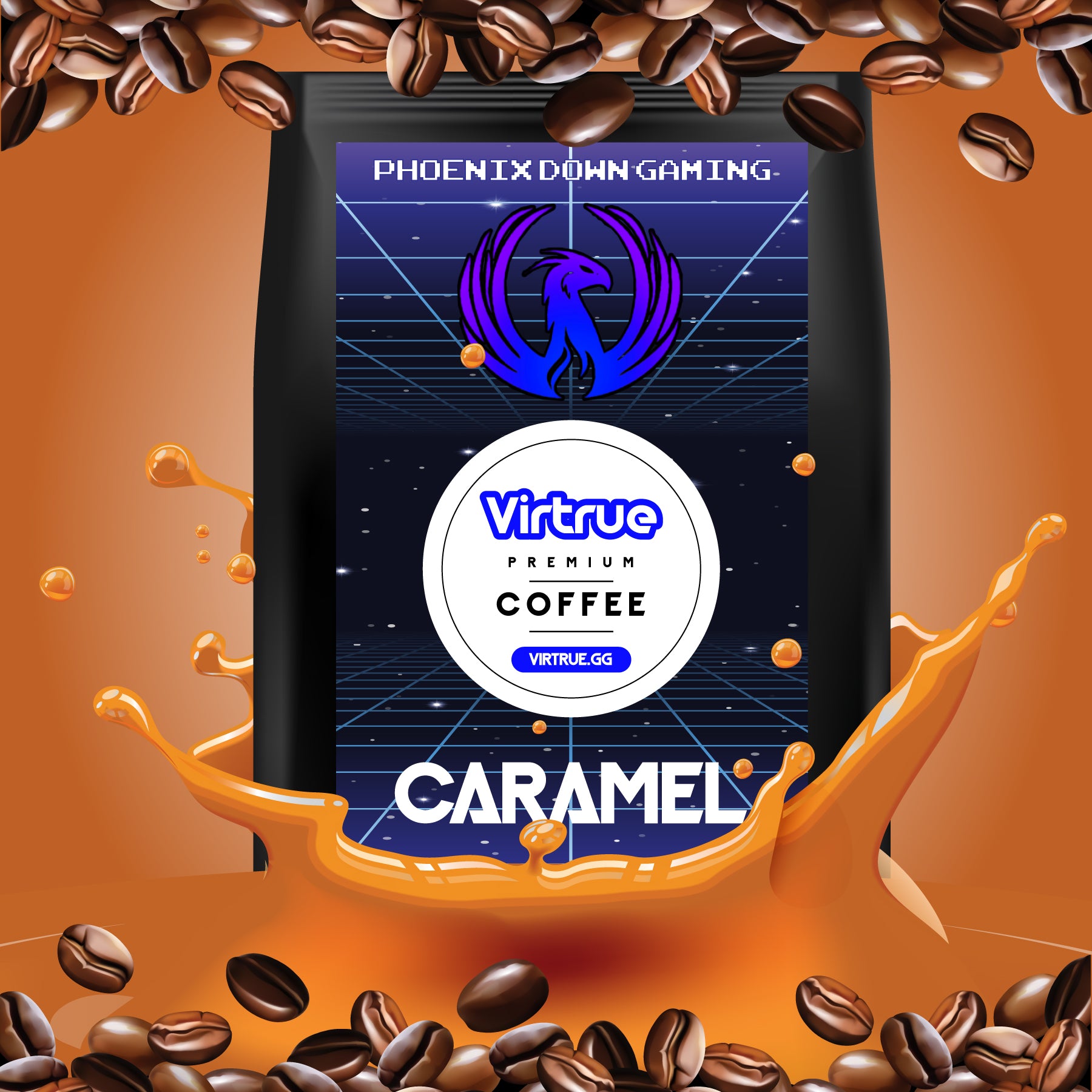 Phoenix Down Gaming Flavored Coffee 16oz