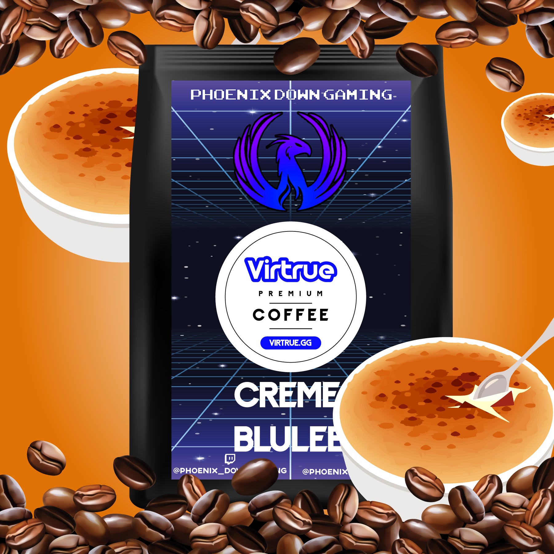 Phoenix Down Gaming Flavored Coffee 16oz