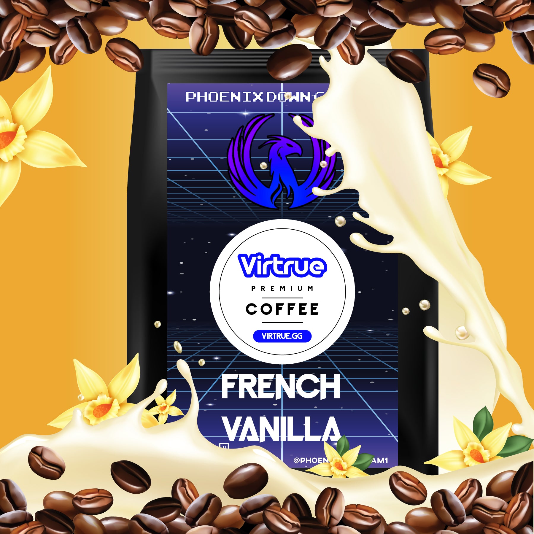 Phoenix Down Gaming Flavored Coffee 16oz