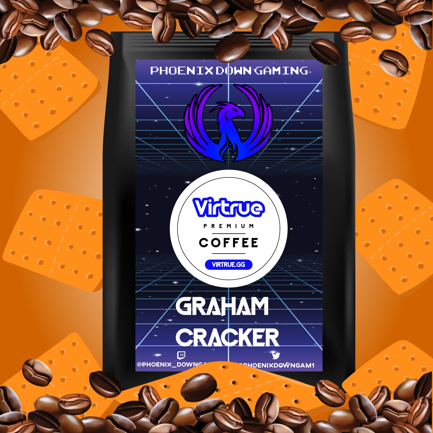 Phoenix Down Gaming Flavored Coffee 16oz