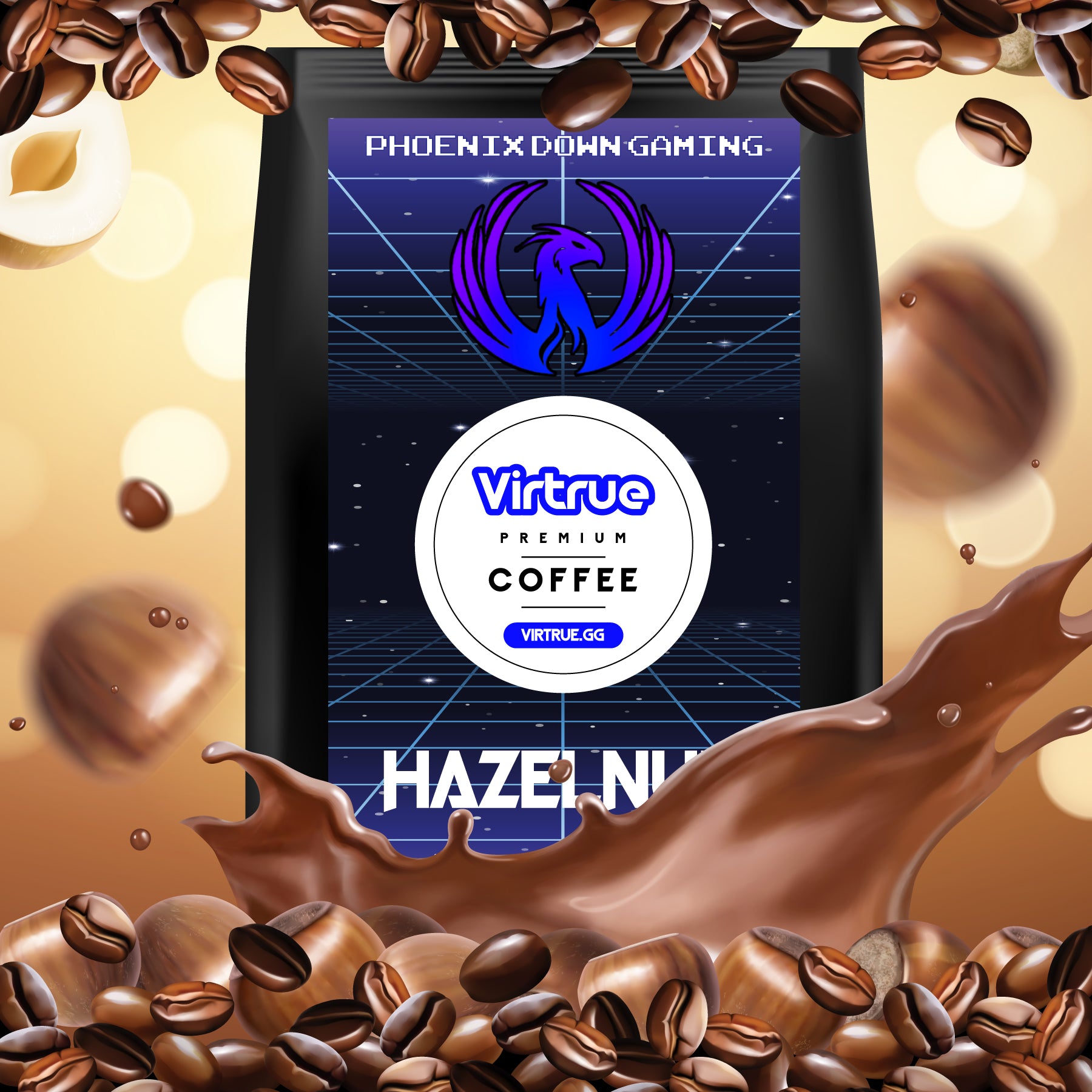 Phoenix Down Gaming Flavored Coffee 16oz