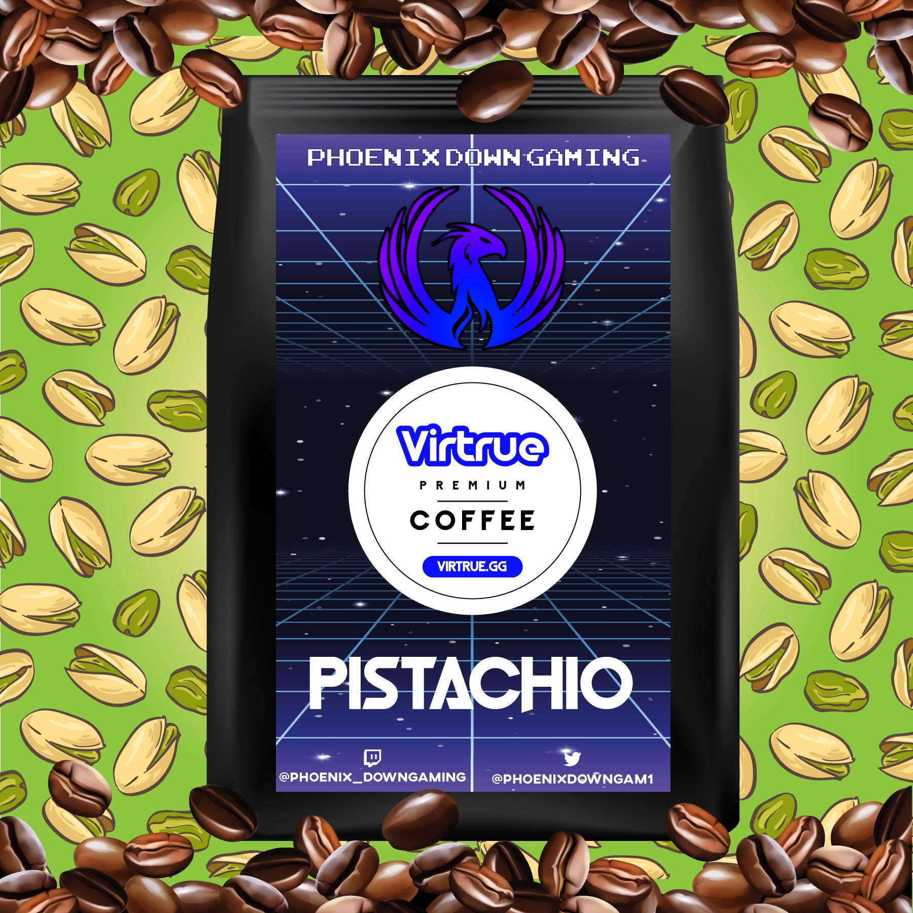 Phoenix Down Gaming Flavored Coffee 16oz