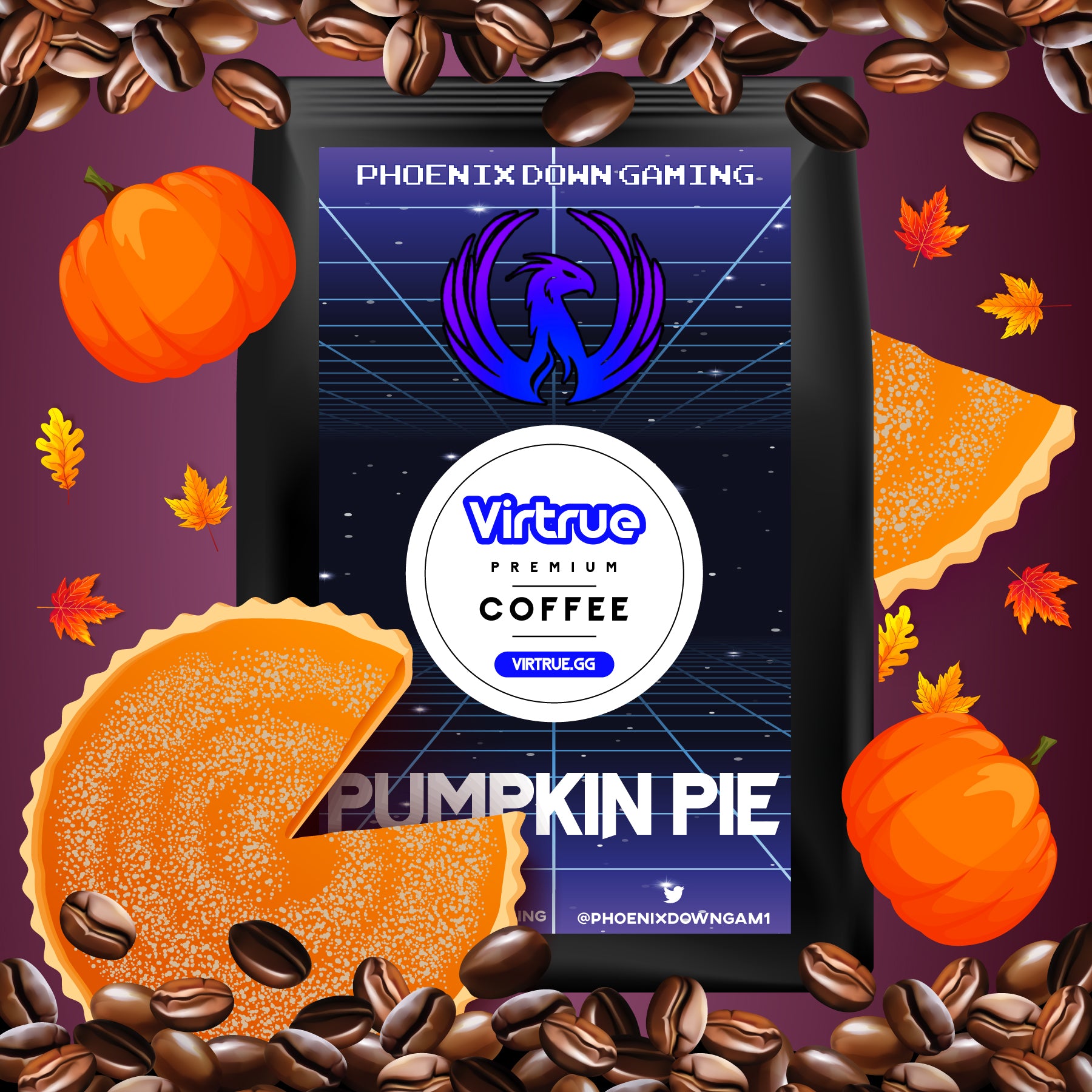 Phoenix Down Gaming Flavored Coffee 16oz