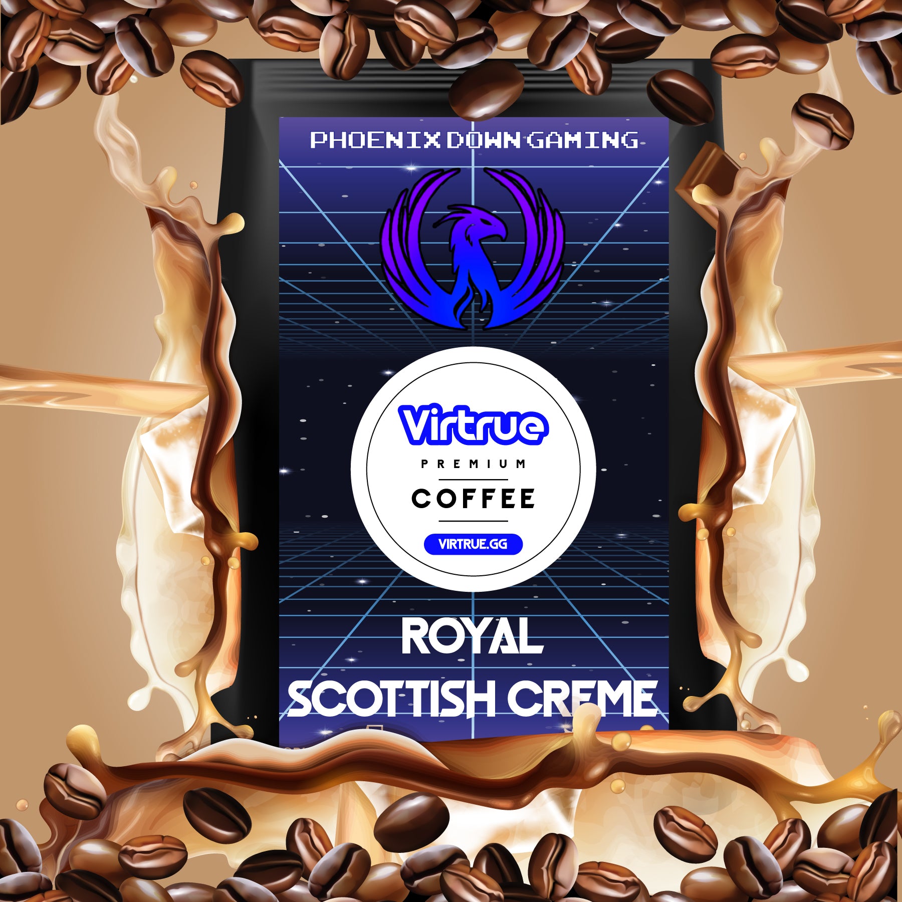 Phoenix Down Gaming Flavored Coffee 16oz