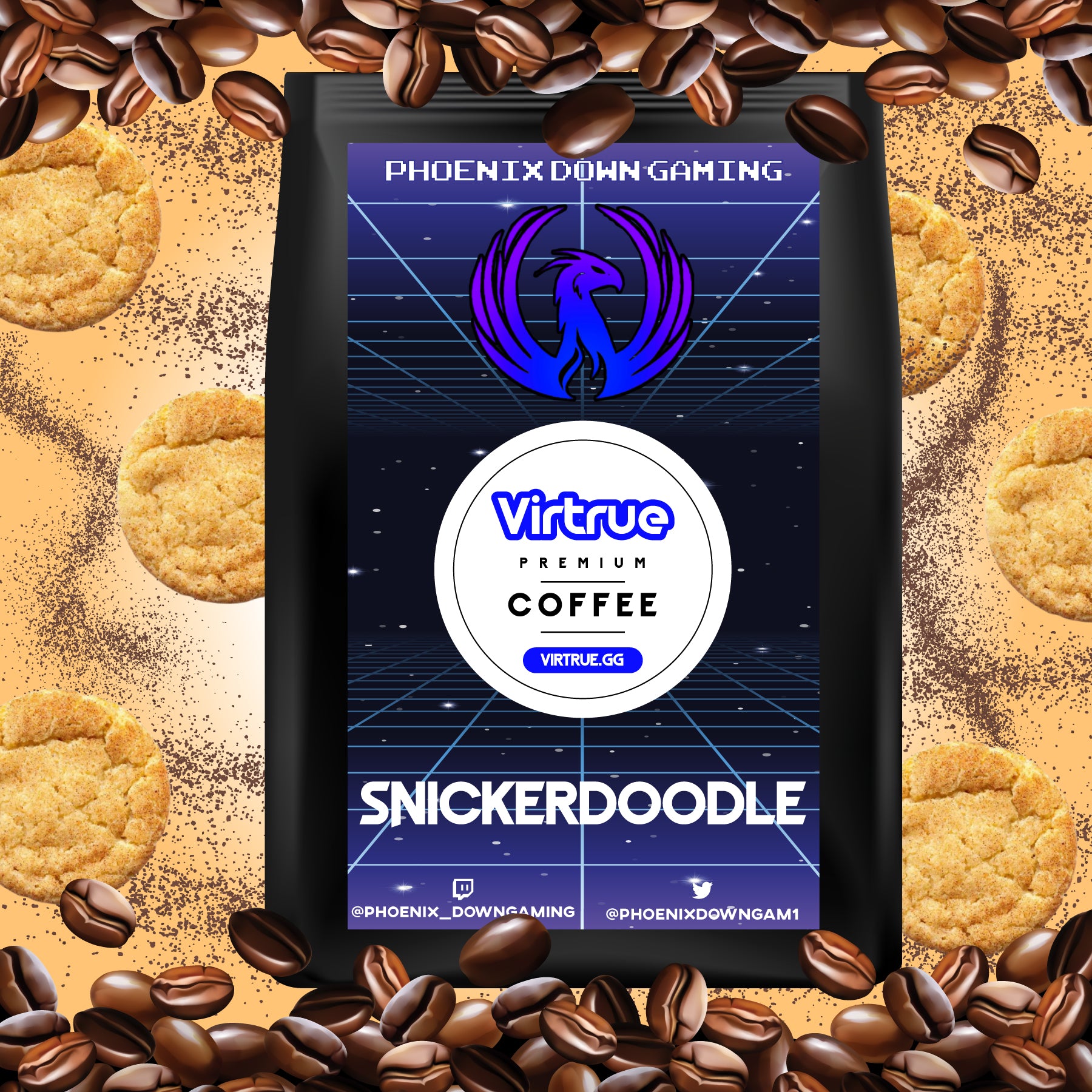 Phoenix Down Gaming Flavored Coffee 16oz