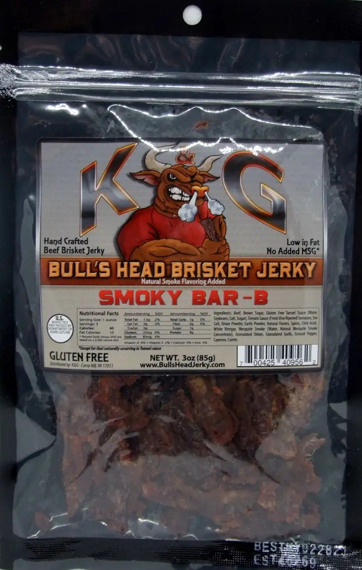 Smoky BBQ Brisket Beef Jerky 3oz