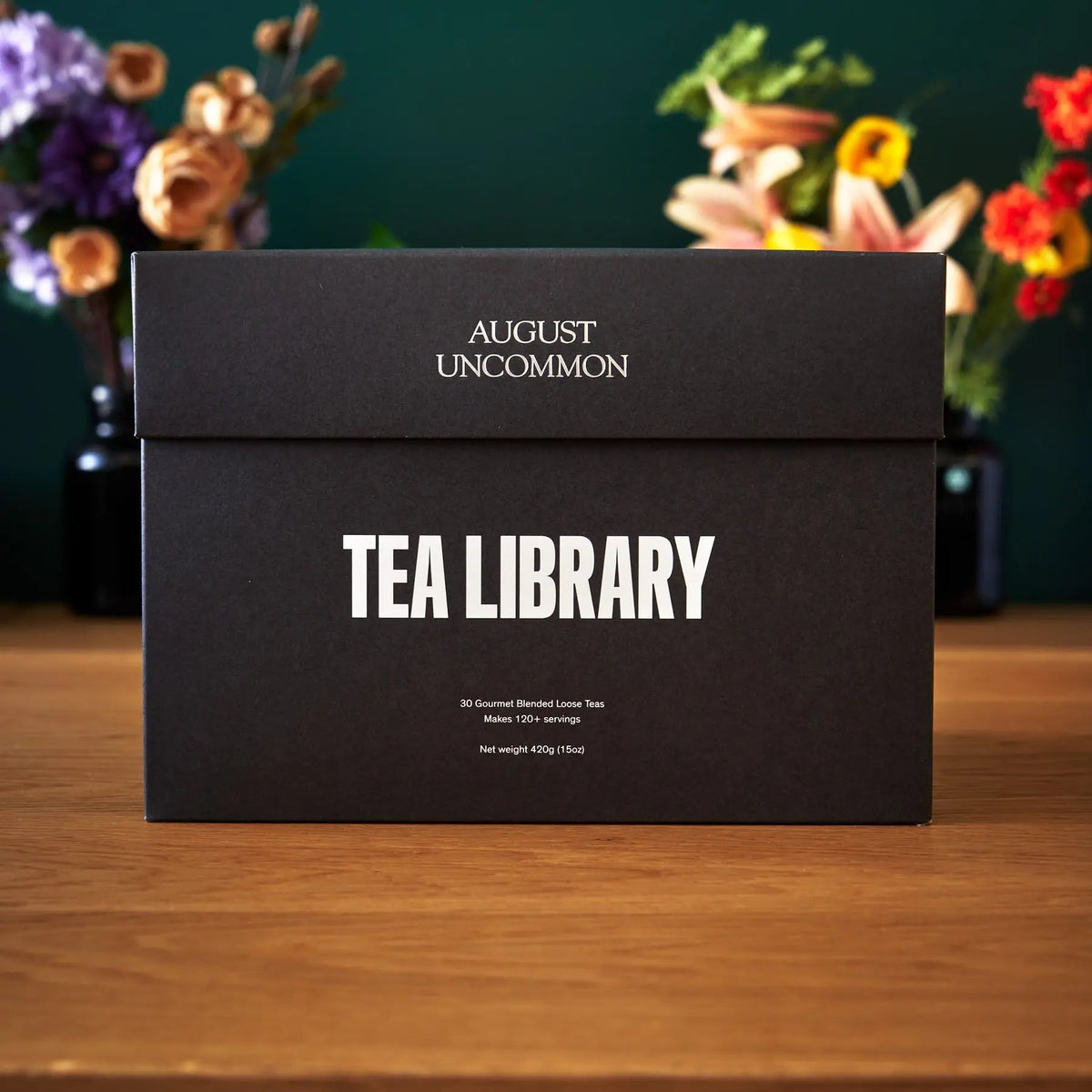August Tea Library – Deluxe 30-Flavor Loose Leaf Tea Sampler