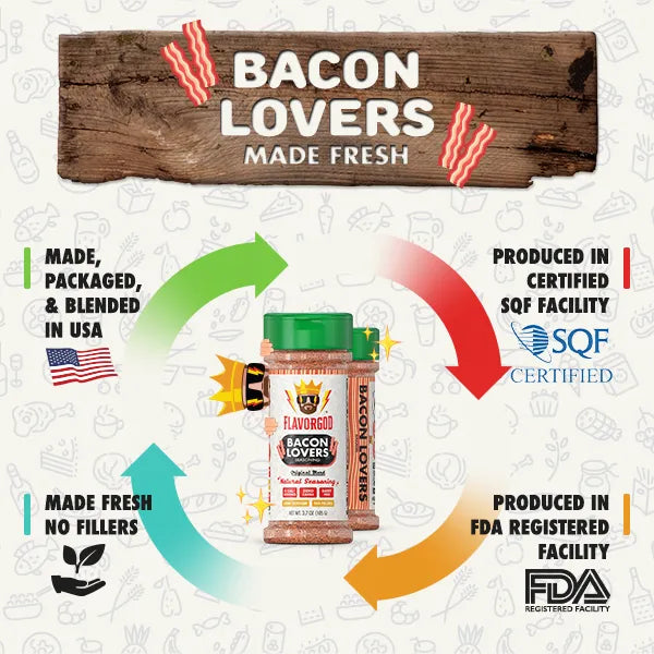 FlavorGod Bacon Lovers seasoning made fresh sold by Virtrue