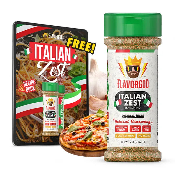 FlavorGod Italian Zest seasoning sold by Virtrue