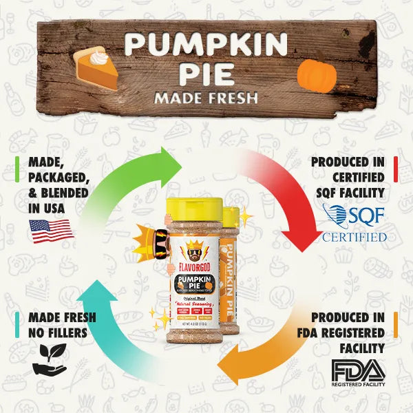 FlavorGod Pumpkin Pie Seasoning flavor and ingredient information