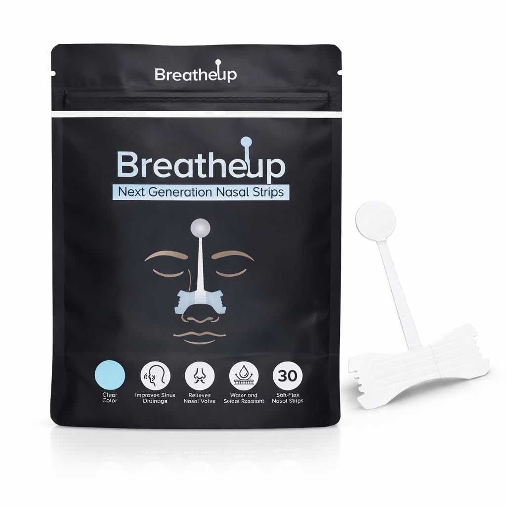 BreatheUp Next Generation Clear Nasal Strips 30 count