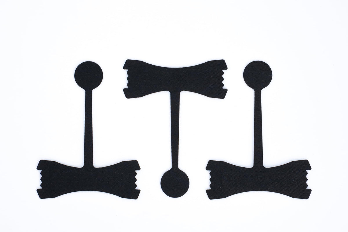 BreatheUp black nasal strips patented bridge design