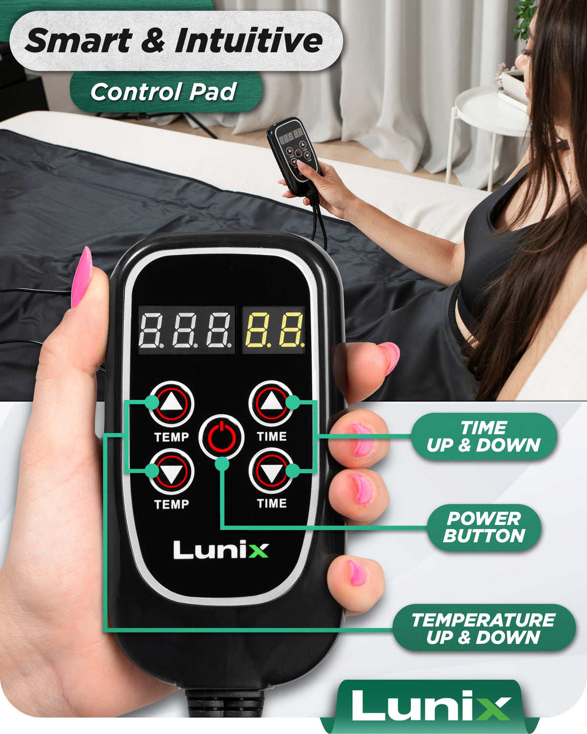 Lunix LX17 sauna blanket digital controller