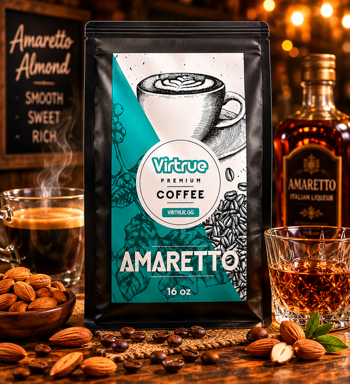 Virtrue amaretto coffee bag