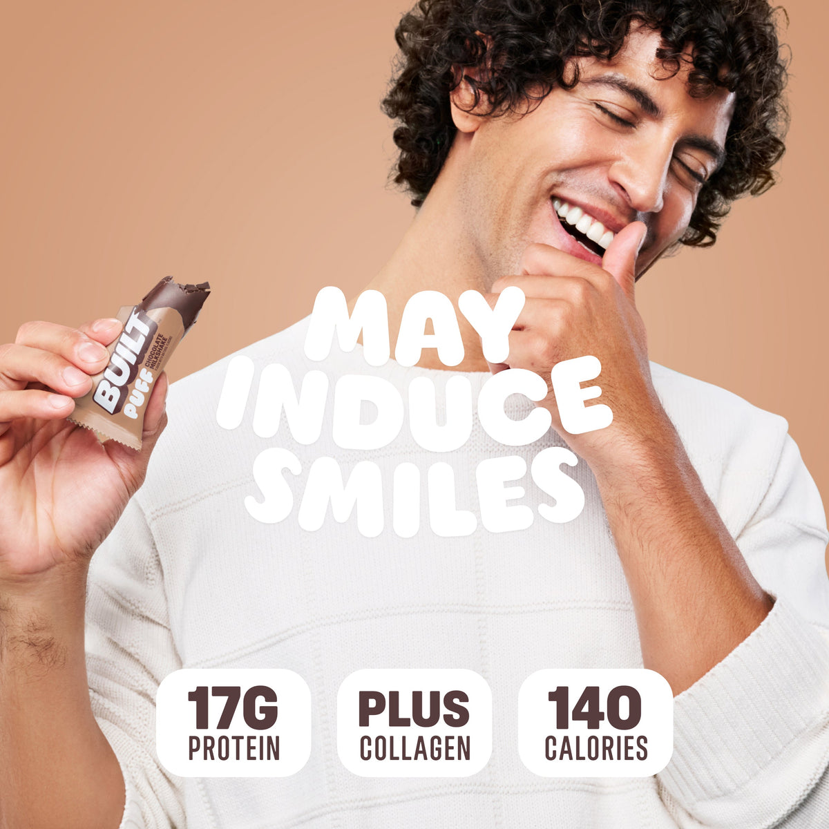 BUILT Chocolate Milkshake Puff protein snack