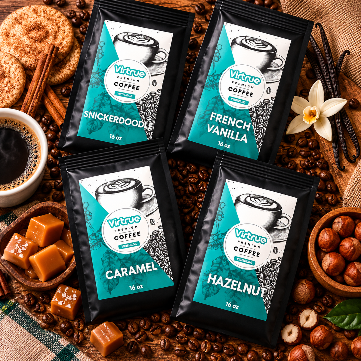 Virtrue Coffee Subscription Flavored