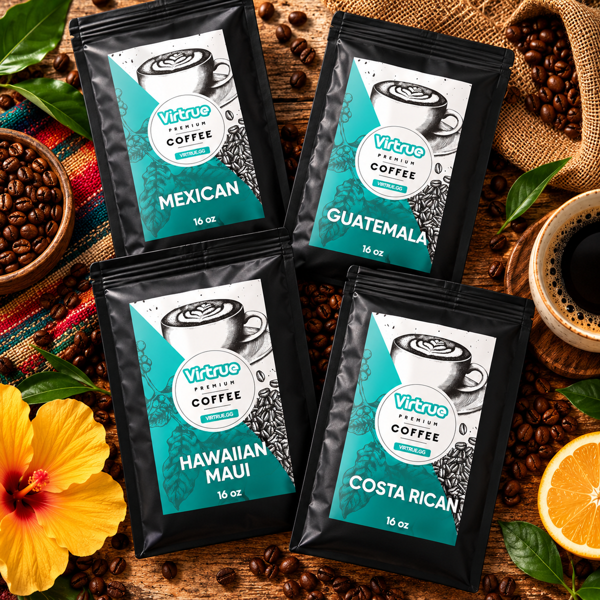 Virtrue Coffee Subscription Light Roasts