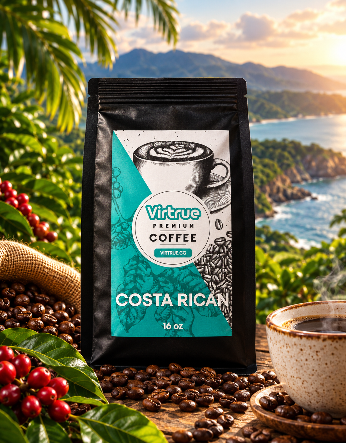 Virtrue Costa Rican coffee