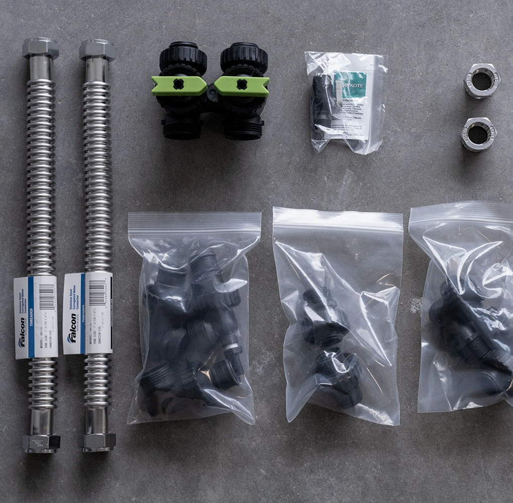 Echo Whole Home Water Filtration System plumbing parts