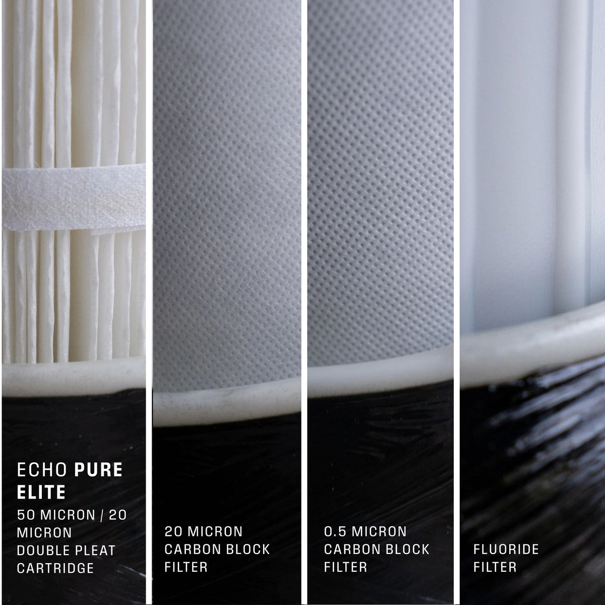 Echo Whole Home Water Filtration System filters comparison