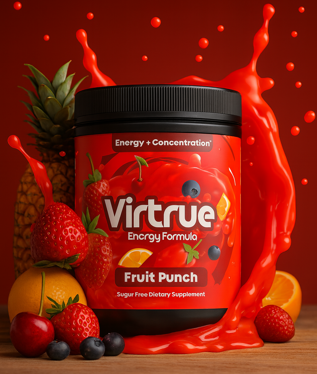 Virtrue Fruit Punch Pre Workout Tub