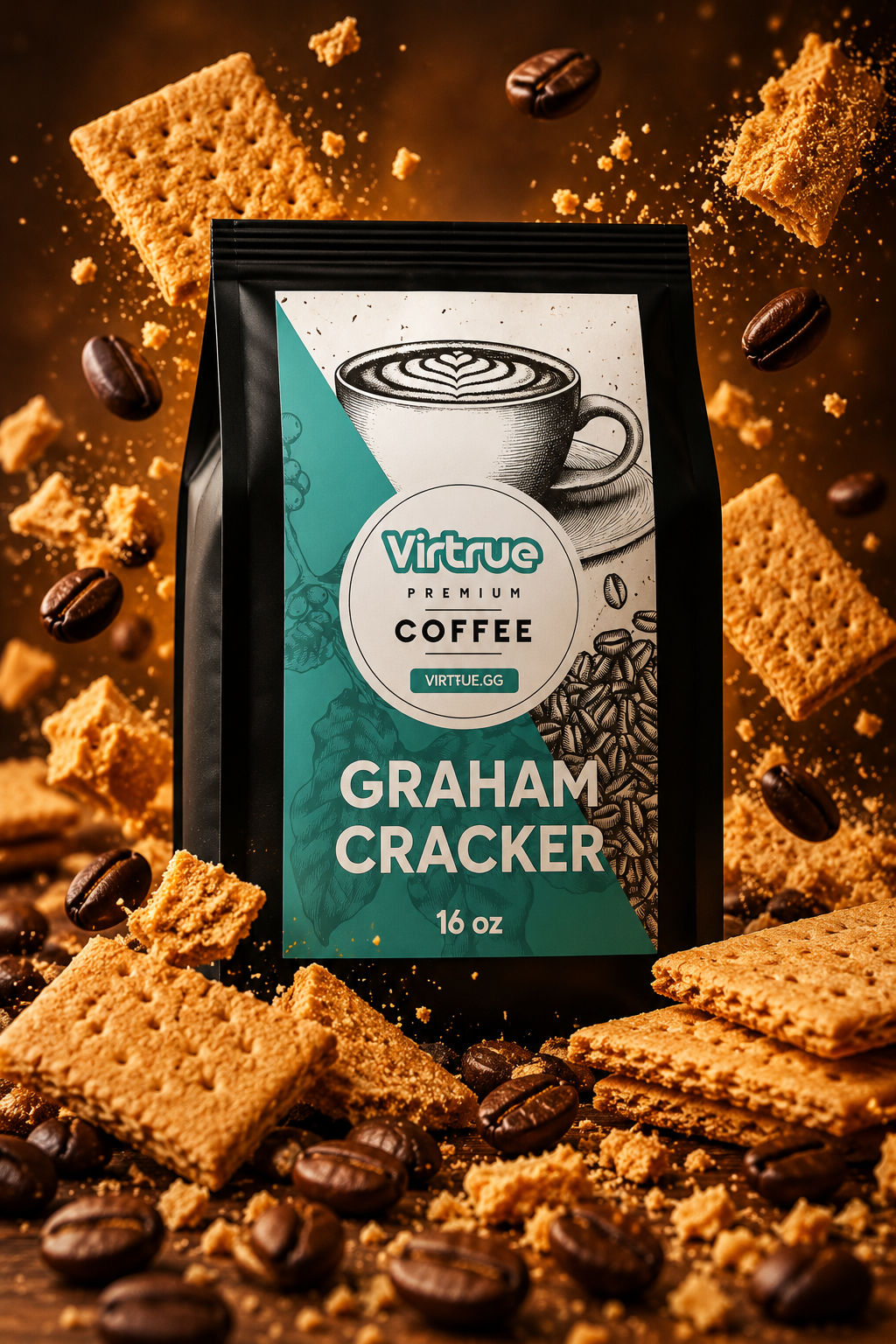 Virtrue graham cracker coffee bag