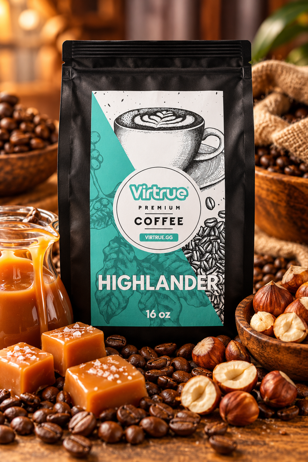 Virtrue Highlander coffee bag