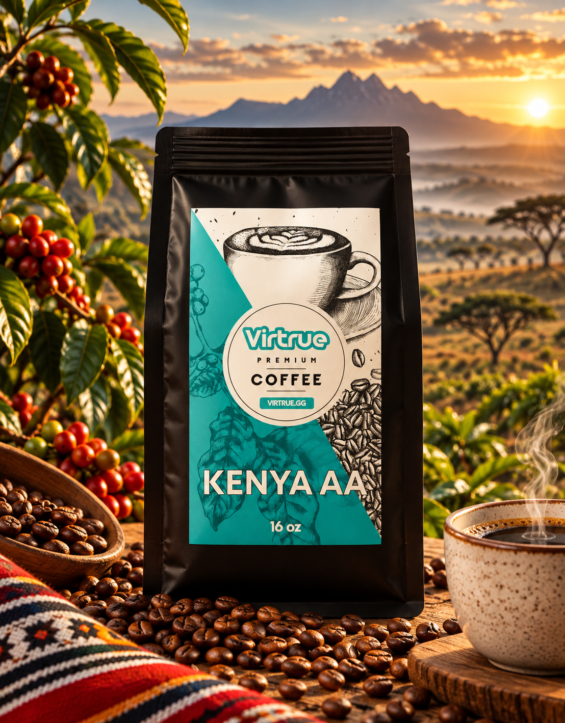 Virtrue Kenya AA coffee