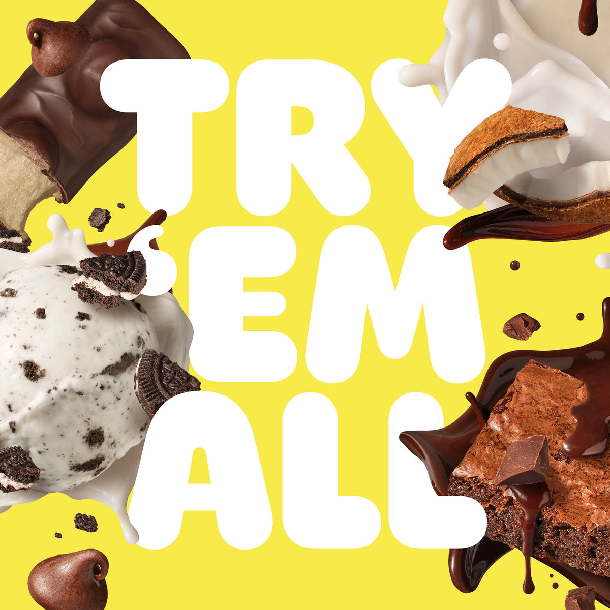 Assorted BUILT Puff protein snack flavors