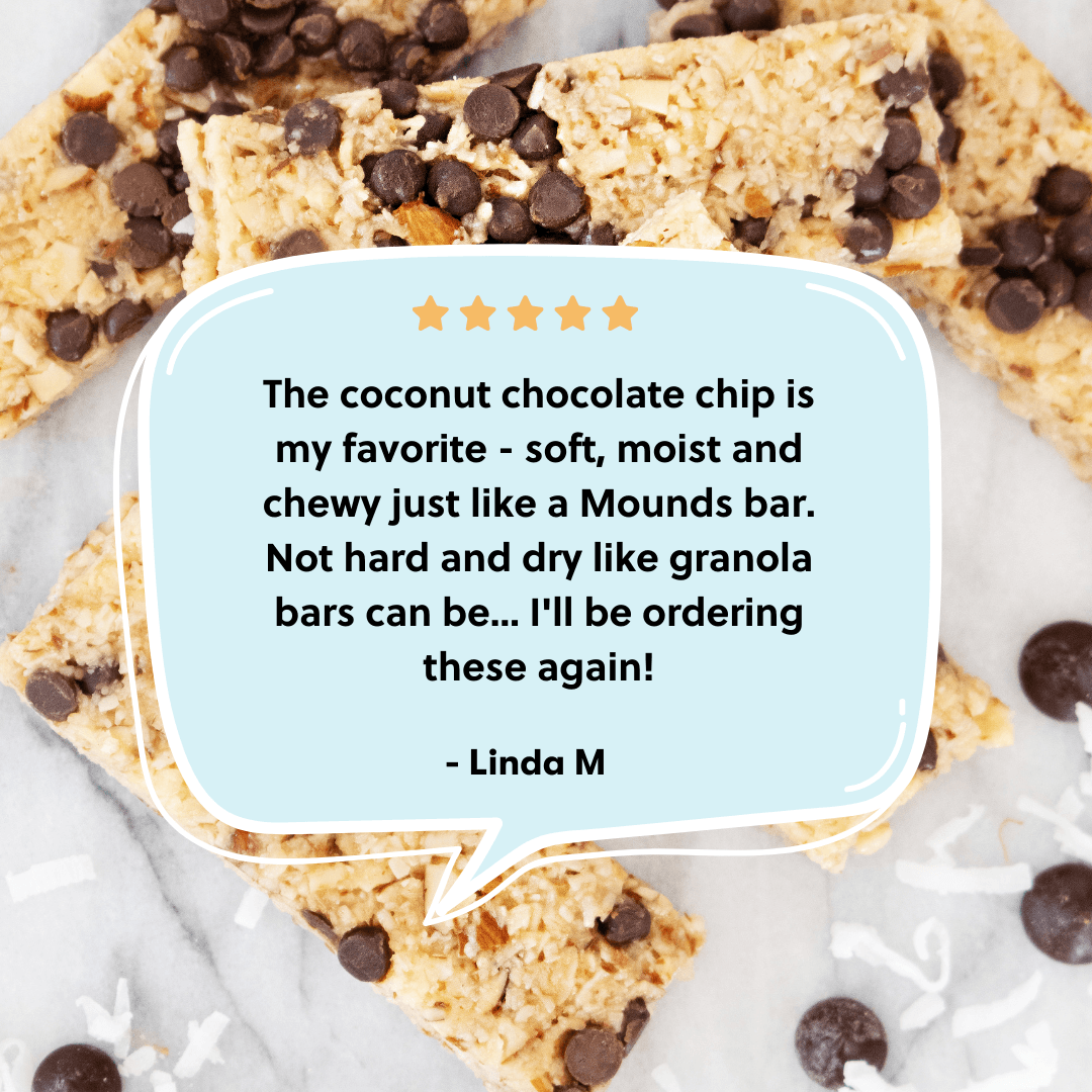 Coconut Chocolate Chip Nola Bar Lifestyle Image
